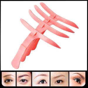 Budget Plastic Eyebrow Stencil (4 Shapes)